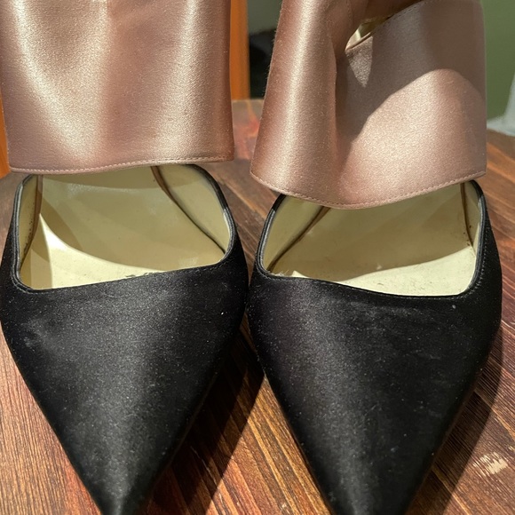 Stella McCartney black & blush heeled sandal - 9.5 - Picture 6 of 7